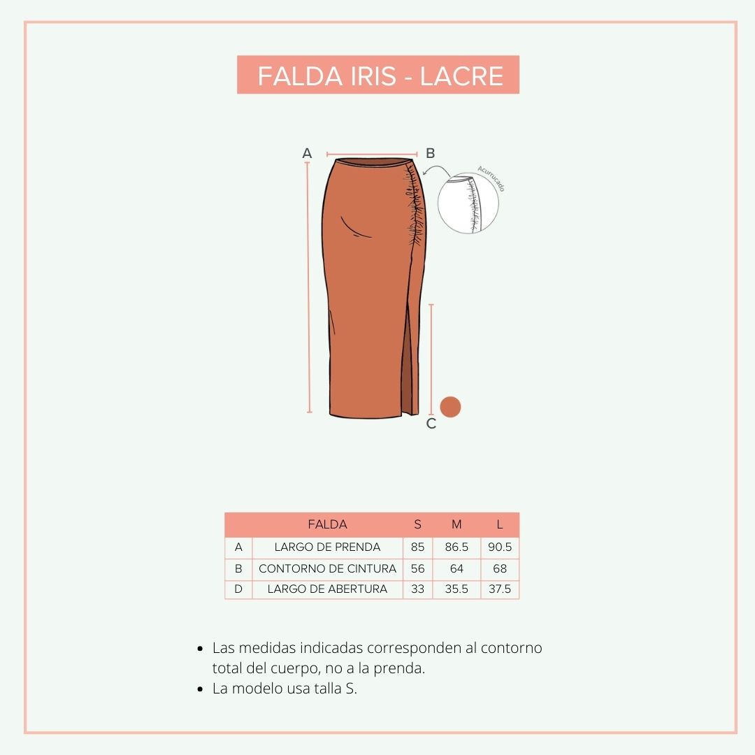 Falda Iris - Lacre, Embarazo y Postparto
