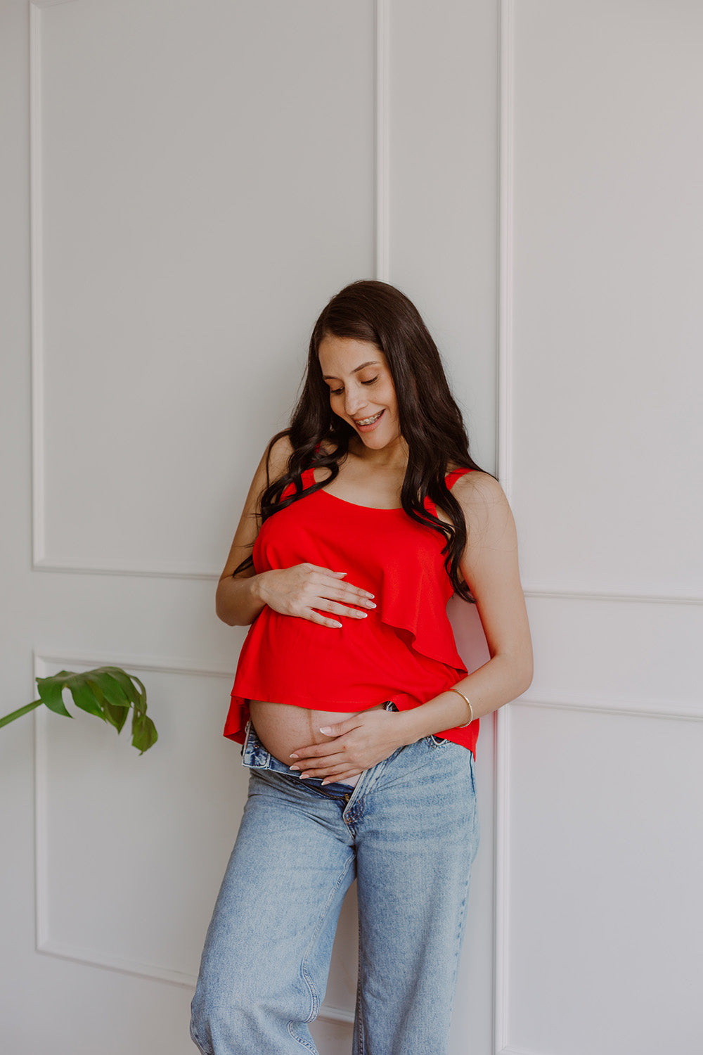 Blusa Brisa Rojo, Embarazo y Lactancia - Main Image