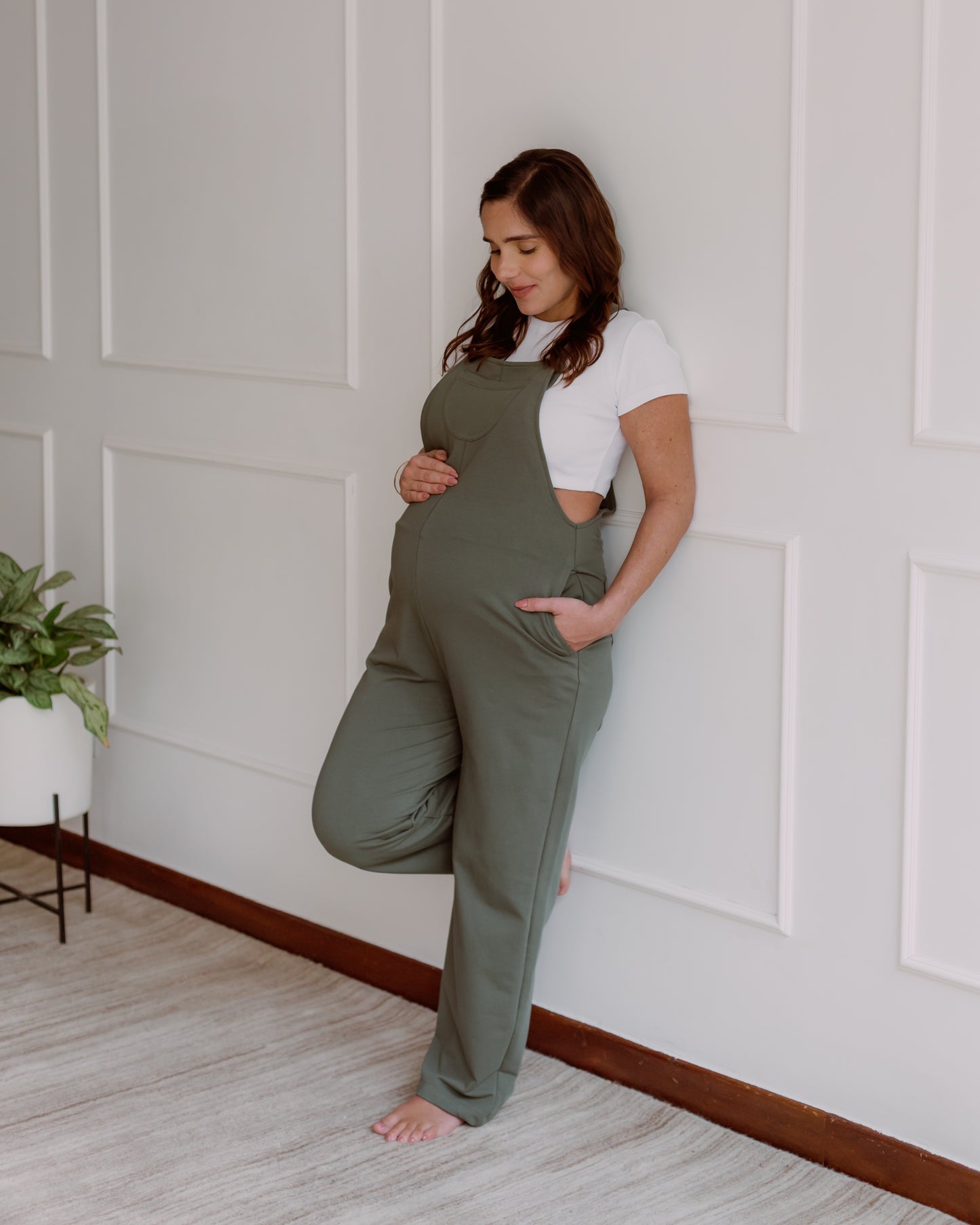 Overol Akemi - Green, embarazo y lactancia