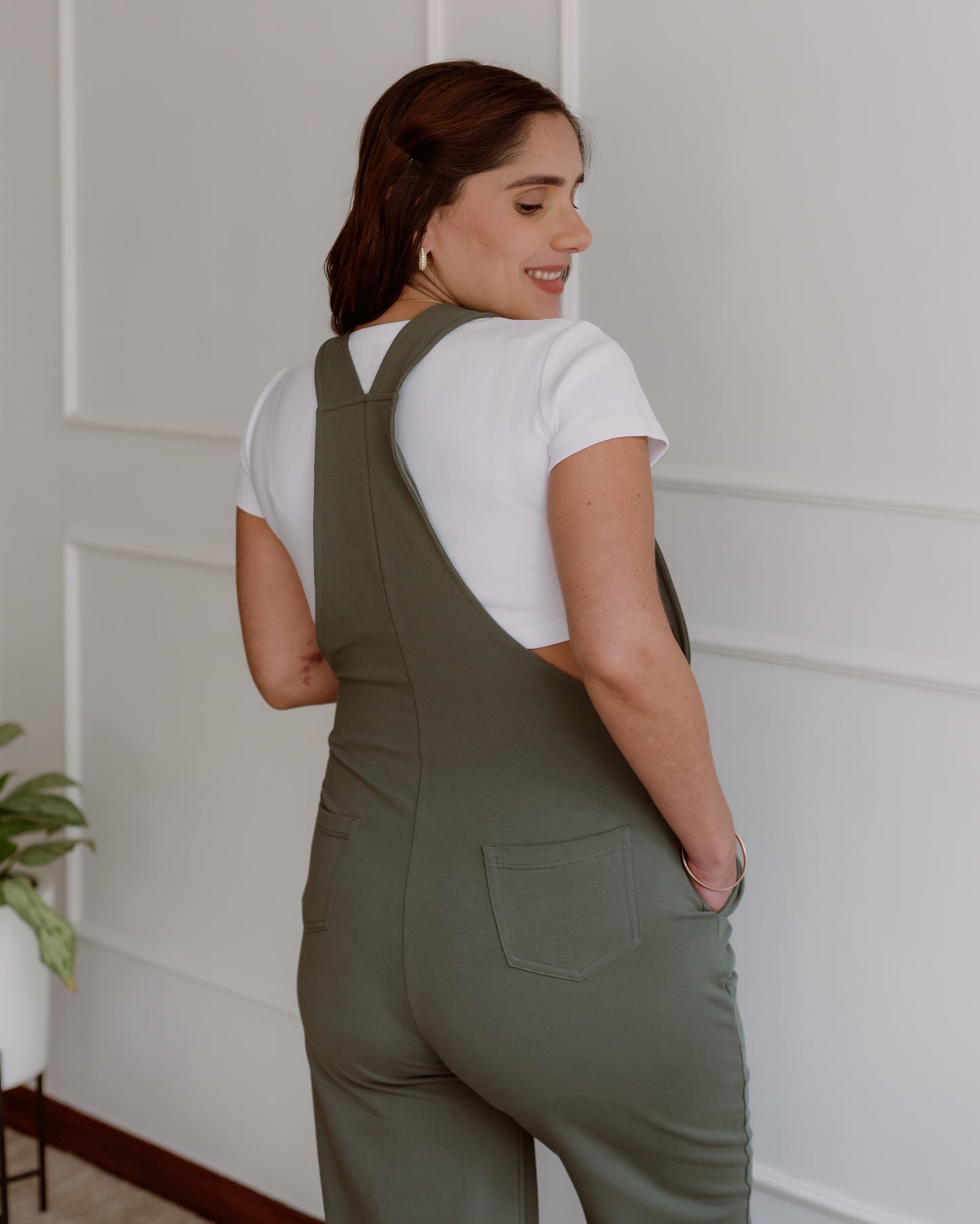 Overol Akemi - Green, embarazo y lactancia