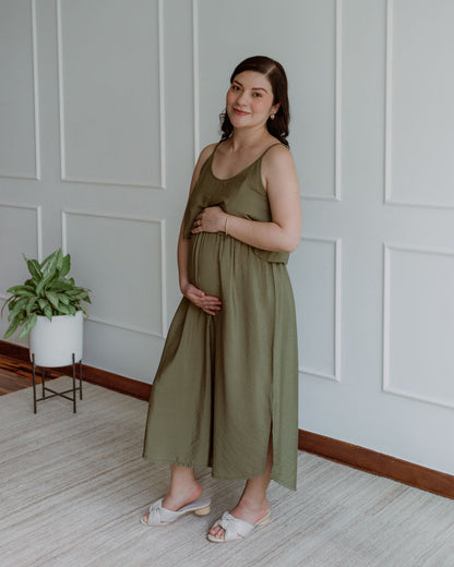 Vestido Aria  - Green, Embarazo y Lactancia