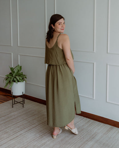 Vestido Aria  - Green, Embarazo y Lactancia