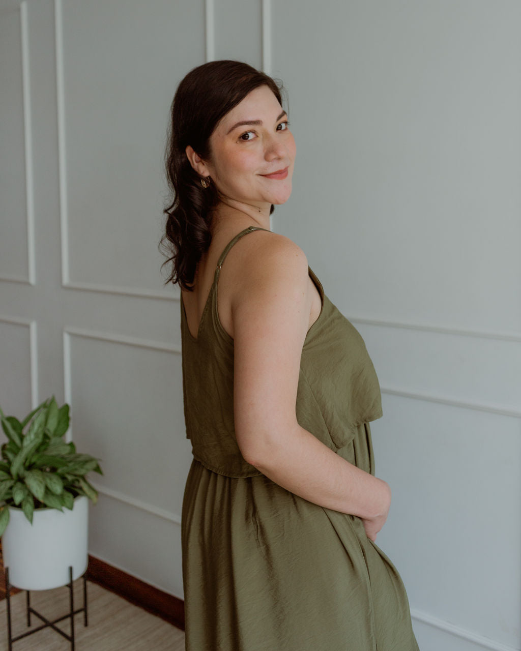 Vestido Aria  - Green, Embarazo y Lactancia