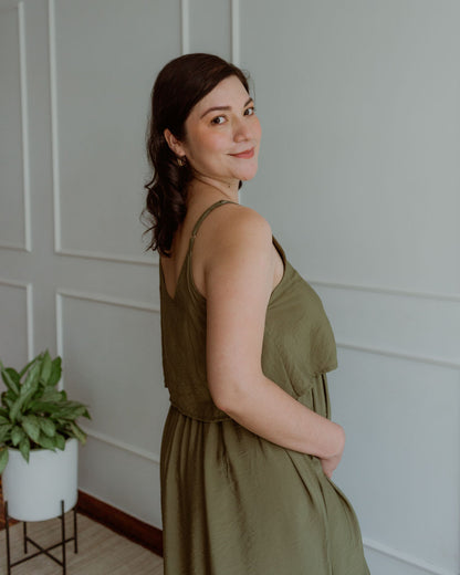 Vestido Aria  - Green, Embarazo y Lactancia
