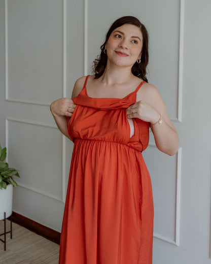 Vestido Aria  - lacre, Embarazo y Lactancia