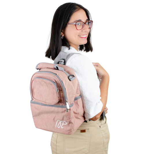 Cooler bag para leche materna - Mamá primero - Rosa