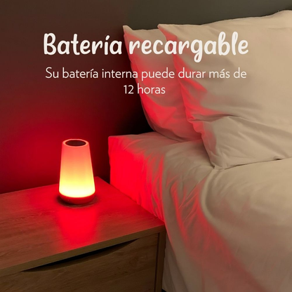 Lámpara De Luz Roja Táctil y LED – LUMI LAMP