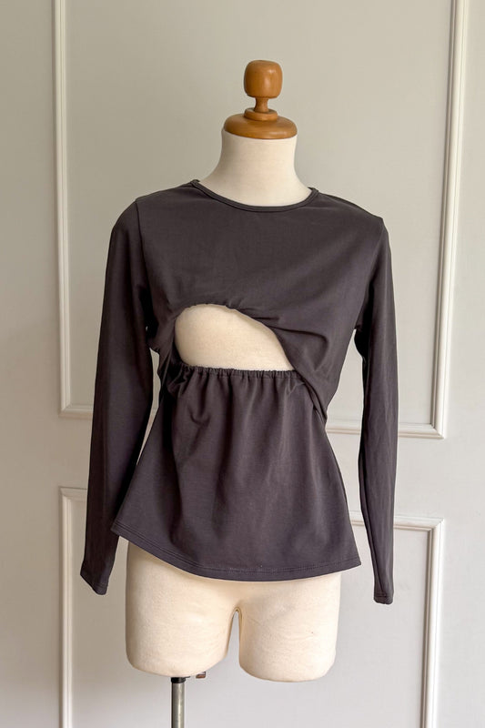 Polo Chloe - Charcoal, Embarazo y Lactancia