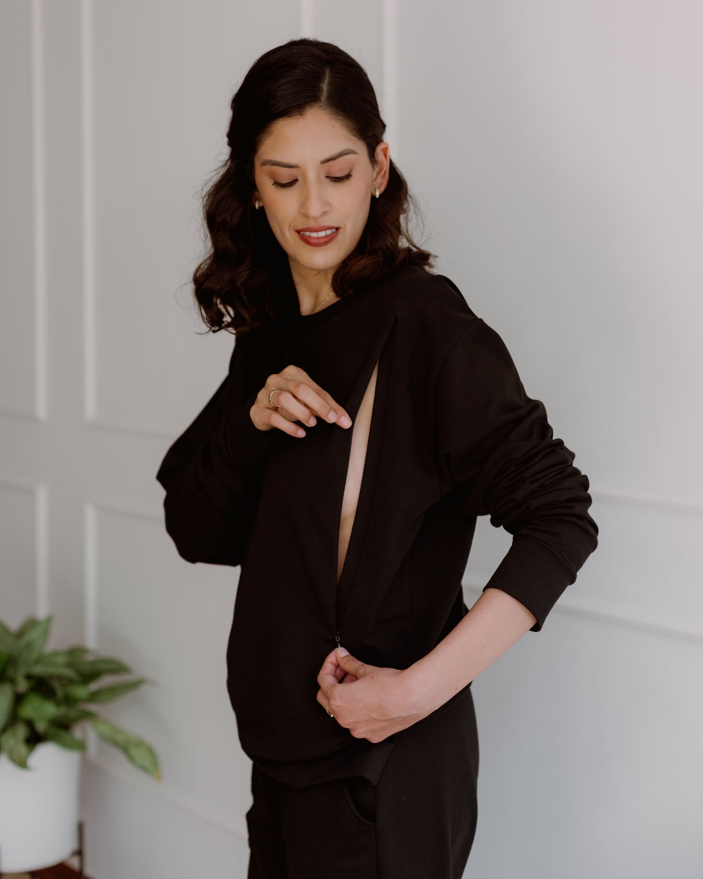 Set Saori - Negro, embarazo y lactancia