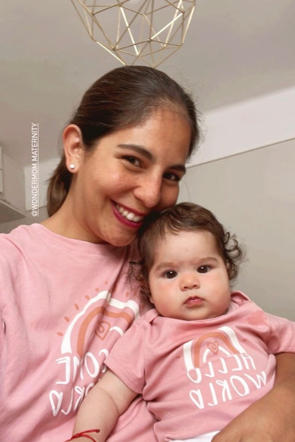 Body Bebé Hello World - Palo Rosa